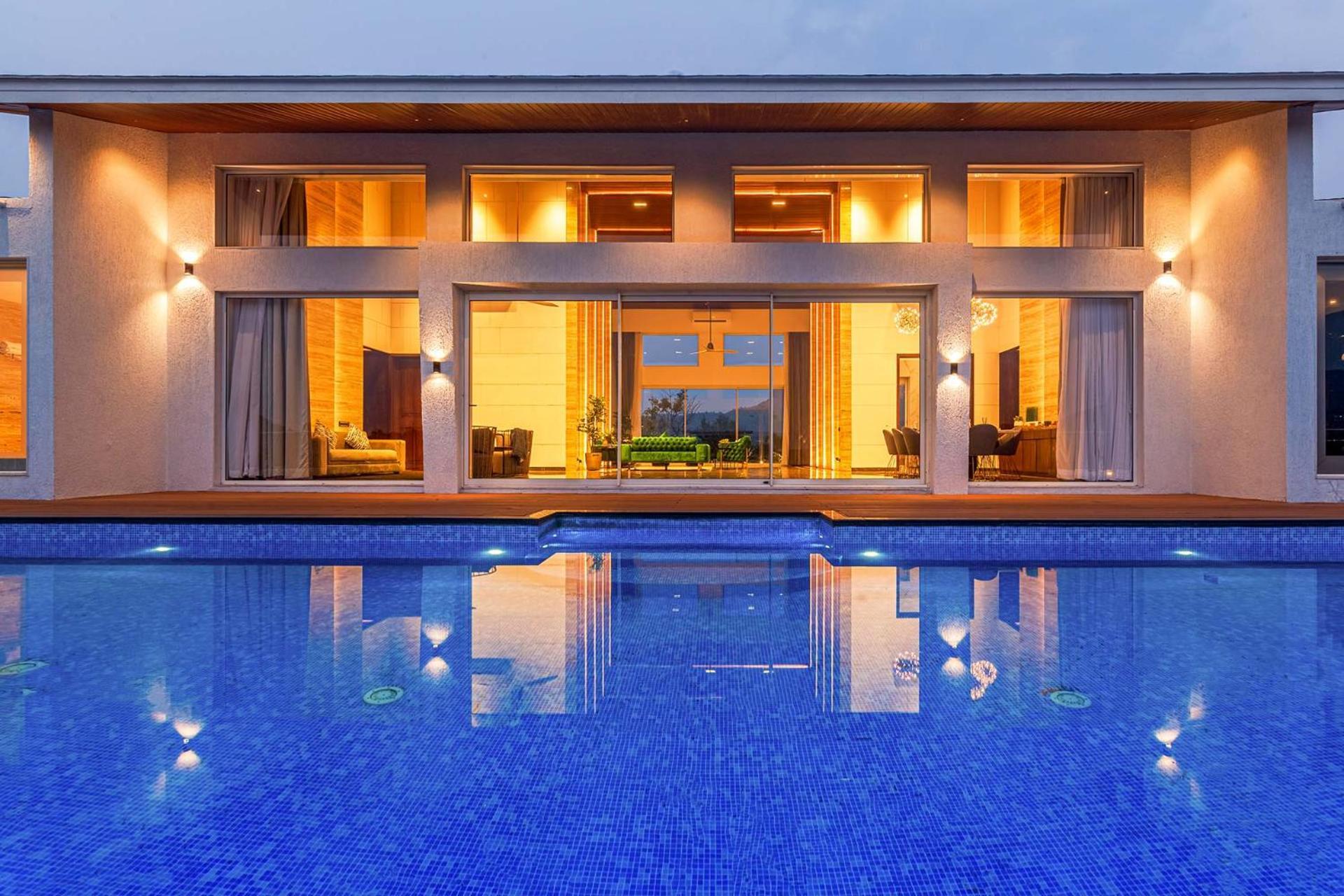 Stayvista'S Villa 107 At Canary Farms - Pure Veg With Huge Lawn, Pool And Home Theatre Lonavala Kültér fotó